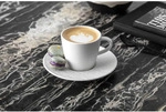 Villeroy & Boch Manufacture Rock Espressotasse mit Untertasse wei&szlig;
