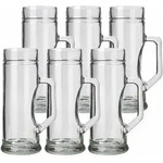 St&ouml;lzle Oberglas PREMIUM Bierkrug glatt 0,5 l 6er Set