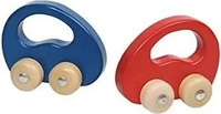 Goki 55996, Goki Greifauto aus Holz - verschiedene Designs