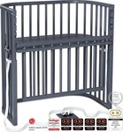 Babybay 196117, Babybay Beistellbett Boxspring Comfort Plus - Schiefergrau lackiert