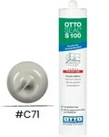 OTTOSEAL&reg; S 100 Sanit&auml;r Silikon 300 ml &ndash; fugengrau &ndash; schimmelresistent &