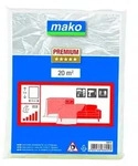 mako Abdeckplane extra stark PREMIUM 4 m x 5 m, bedruckter Polybeutel