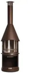 Edelstahlkamin Buschbeck Sydney braun BBQ Grill Holzkohle