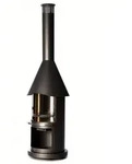 Edelstahlkamin Buschbeck Auckland dunkelgrau L65 x B65 x H230 cm