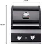 Grandhall Gasgrill ClassicG2 Einbau Grill Gas Garten Gartenkamin Kamin 8,5 kW