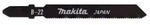 Makita Stichs&auml;geblatt B-22 | f&uuml;r Metall und Kunststoff