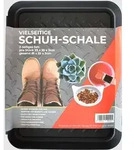 Schuhablage 3er Set, 27x35cm, Schwarz, Schuhabtropfwanne, Schuh-schale