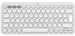 LOGITECH K380s Pebble Keys 2, wei&szlig;, Logi Bolt, USB/Bluetooth, ND