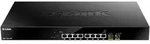 D-LINK DMS-1100 Rackmount 2.5G Smart Switch, 8x RJ-45, 2x SFP+, 240W PoE+
