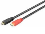 DIGITUS HDMI High Speed Anschlusskabel, Typ A, m/ amp. St/St, 10.0m, Ultra HD 24p,