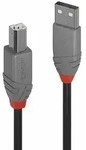 LINDY 5m USB 2.0 Typ A an B Kabel, Anthra Line