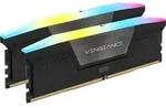 CORSAIR Vengeance RGB schwarz DIMM Kit 32GB, DDR5-6200, CL36-46-46-100, on-die ECC