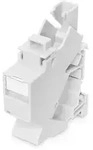 DIGITUS Hutschienen Adapter f&uuml;r 1x Keystone Modul, IP20 Beschriftungsfeld und