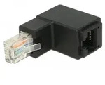 DELOCK Adapter RJ45 Stecker gewinkelt > RJ45 Buchse Cat.6