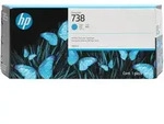 HP Tinte 738 300ml cyan