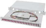 DIGITUS LWL Splei&szlig;box, 1HE, best&uuml;ckt, 24x LC DX, OM4 inkl.