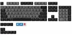 Sharkoon Skiller SAC20 PBT Double-Shot Keycap Set, 114 Tasten, schwarz/grau, US