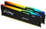 KINGSTON FURY Beast RGB schwarz DIMM Kit 32GB, DDR5-6800, CL34-45-45, on-die ECC