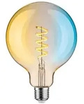 PAULMANN LED ZB Fil TunW G125 E27 600lm gold 230V