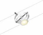 PAULMANN CorDuo Seilsystem Cardan Einzelspot GU5,3 max. 10W 12V Wei&szlig; matt Chrom