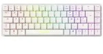 SHARKOON PureWriter W65, wei&szlig;, Kailh Choc V2 LOW PROFILE RED, USB, DE