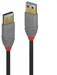 LINDY 2m USB 3.2 Typ A Kabel, 5GBit/s, Anthra Line