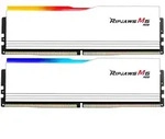 G.SKILL Ripjaws M5 RGB wei&szlig; DIMM Kit 64GB, DDR5-5200, CL40-40-40-83, on-die ECC