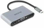 DICOTA USB-C Mobile 5-in-1 Mini Docking Station 4K, USB-C 3.0 [Stecker]