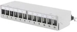 DIGITUS Desktop Modular Patchpanel grau, geschirmt, 12-Port, 1HE