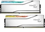 G.SKILL Trident Z5 RGB Royal Silver DIMM Kit 48GB, DDR5-8000, CL40-48-48-128, on-die