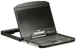 ATEN CL3700NW US Kurze Tiefe Single Rail 18,5"-LCD Konsole (USB HDMI), US-Layout
