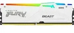 KINGSTON FURY Beast RGB wei&szlig; DIMM 16GB, DDR5-6000, CL36-44-44, on-die ECC