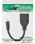 INLINE Mini Displayport [Buchse] auf Displayport [Stecker] Adapter schwarz