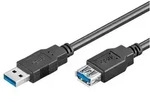 GOOBAY USB 3.0 SuperSpeed Verl&auml;ngerungskabel, Schwarz, 3 m - USB 3.0-Stecker (Typ A)