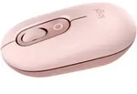 LOGITECH POP Wireless Mouse, Rose, Logi Bolt, USB/Bluetooth