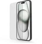 HAMA Schutzglas "Clear Protect" f&uuml;r Apple iPhone 15, Montagehilfe