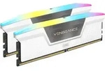 CORSAIR Vengeance RGB wei&szlig; DIMM Kit 32GB, DDR5-6000, CL36-44-44-96, on-die ECC