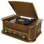 SOUNDMASTER NR565DAB Nostalgie Stereoanlage, braun