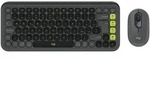LOGITECH POP Icon Combo, Graphite & Green, Logi Bolt, USB/Bluetooth, IT