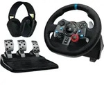 LOGITECH G29 Driving Force, USB inkl. Logitech G435 Headset black/neon yellow