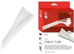 Label-The-Cable LTC Cable Tube, Kabelschlauch 2 Meter wei&szlig;