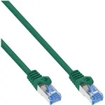 INLINE Patchkabel, Cat,6A, S/FTP, TPE (LSZH), CCA, gr&uuml;n, 3m