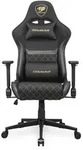 COUGAR Gaming-Stuhl Armor One V2 Gold F, PVC/Stoff, Schwarz