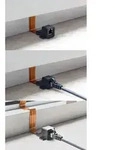INLINE Patchkabel Fensterdurchf&uuml;hrung, 2x RJ45 Buchse, ungeschirmt, 0,3m