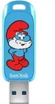 SANDISK Die Schl&uuml;mpfe USB Flash Drive Papa-Schlumpf Edition 128GB, USB-A 3.0
