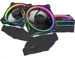ASUS MR120 ARGB, schwarz, 120mm, 3er-Pack