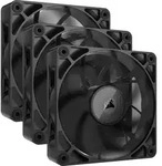 CORSAIR iCUE LINK RX120 Max Starter Kit, schwarz, LED-Steuerung, 120mm, 3er-Pack