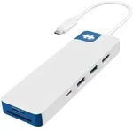 TARGUS HyperDrive Flex 8, USB-C 3.0 [Stecker], wei&szlig;