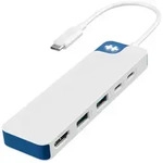 TARGUS HyperDrive Flex 5, USB-C 3.0 [Stecker], wei&szlig;