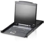 ATEN CL1308N US KVM-Switch 8-Port, 19"-LCD-Konsole (PS/2-USB, VGA) US-Layout